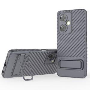 OnePlus Nord CE 3 Lite 5G/Nord N30 5G Kickstand Flexible TPU Cover – Gray