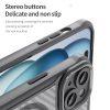 iPhone 15 MagSafe Carbon Fiber Matte Texture TPU+PC Cover - Black - Image 3