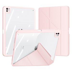 iPad Pro 13″ M4 (2024) DUX DUCIS Magi Series Leather+PC+TPU Cover – Pink