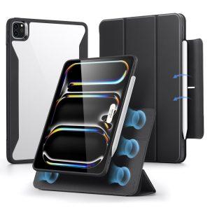 iPad Pro 13″ M4 (2024) ESR Hybrid Rebound 360 Series Cover – Black