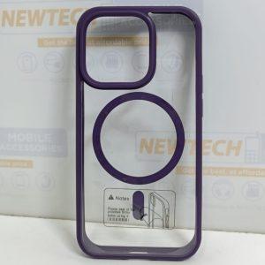 iPhone 14 Pro Spigen Ultra Hybrid Magsafe Clear Cover – Purple