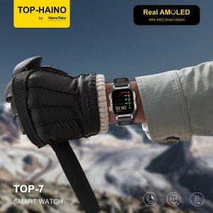 HainoTeko Top-7 Amoled With AOD Smart Watch