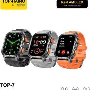 HainoTeko Top-7 Amoled With AOD Smart Watch