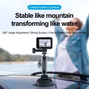 TELESIN TE-SUC-010 Car Holder Suction Cup 360° for GoPro/Insta360/Osmo Action Camera