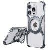 iPhone 15 Pro Max/14 Pro Max/13 Pro Max Kickstand Frameless Aluminum Cover - Gray