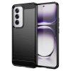 Oppo Reno 12 5G Carbon Fiber Texture Cover - Black