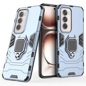 Oppo Reno12 5G Ring Kickstand PC+TPU Cover – Blue