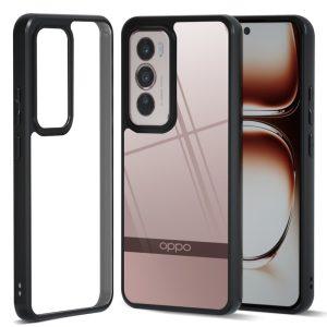 Oppo Reno12 5G IBMRS TPU+PC Drop Protective Cover – Transparent Black