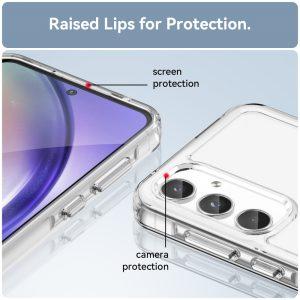 Samsung Galaxy A55 5G Candy Series TPU Drop-proof Back Cover – Clear