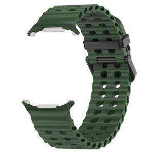 Samsung Galaxy Watch Ultra 47mm KALEBOL Silicone Watch Strap – Green