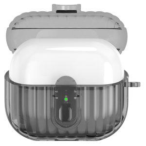 Samsung Galaxy Buds3 Case Anti-Scratch Bluetooth Earphone Cover – Transparent Black