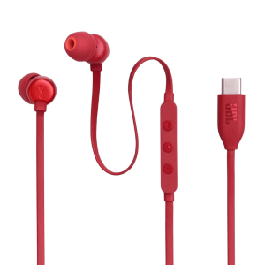 JBL Tune 310C USB-C Earphones – Red