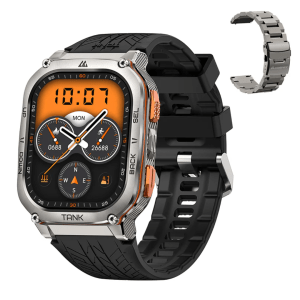 KOSPET M3 Ultra Rugged Smart Watch – Silver
