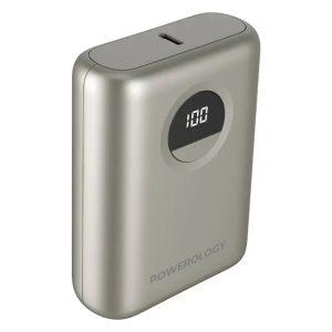 Powerology Ultra-Compact Power Bank 10000mAh PD 20W – Titanium (PPBCHA04-TI)