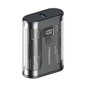 Powerology Crystalline Series Powerbank 10000mAh PD 35W – Transparent/Grey (PPBCHA24)