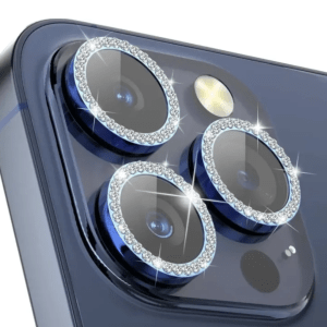 iPhone 15 Pro Diamond Stones Camera lens – Blue