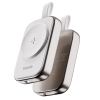 Blupebble Mini Mag Wireless Magnetic 5W USB-C Charger For Watch and AirPods – White