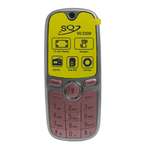 SQ3309 Mini Mobile Dual Sim – Pink