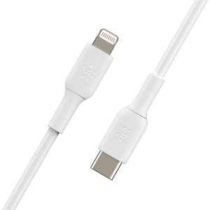 Belkin BoostCharge USB-C To Lightning 1M Cable – White