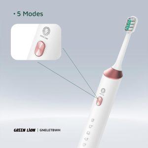 Green Lion Electric Toothbrush – White(GNELETBWH)