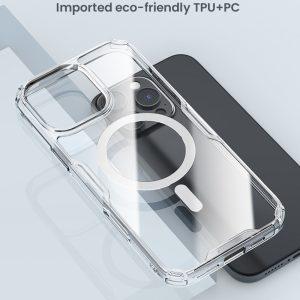 iPhone 16 Pro NILLKIN Nature TPU Pro Compatible with MagSafe Cover – Transparent