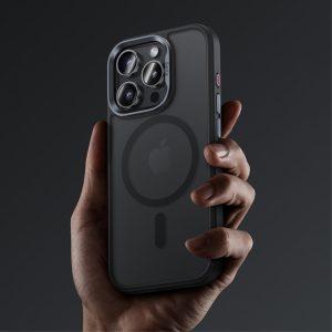 BENKS Magclap Mist iPhone 16 Pro Magsafe Matte PC+TPU Cover – Black