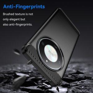 Honor X50/X9b 5G/ Magic6 Lite 5G Carbon Fiber Textur Cover – Black