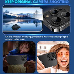iPhone 15 Pro Max Shield Camera Lens – Black