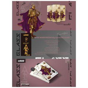 iPhone 15 Pro Max Clear Warrior Series Golden Armor ESD Glass Protector