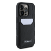 iPhone 16 Pro Karl Lagerfeld PU Cover With Cardslot Monogram Design - Black(KLOHCP16LPGKHPRPK) - Image 2