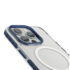 Levelo FlexiGuard Transparent Case for iPhone 15 Pro - Blue (LVLFG15PBL) - Image 2
