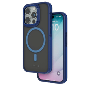 Levelo Magsafe Rouge Cover For iPhone 15 Pro – Blue(LVLCS15PBL)