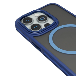 Levelo Magsafe Rouge Cover For iPhone 15 Pro – Blue(LVLCS15PBL)