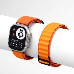 Levelo Ace Loop Nylon Watch Strap 49mm – Orange(LVNWS49OG)