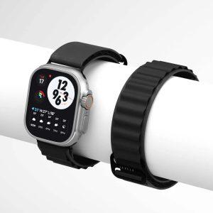 Levelo Ace Loop Nylon Watch Strap 49mm – Black (LVNWS49BK)