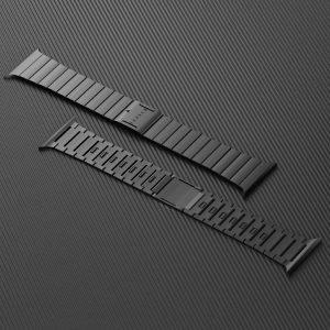 Levelo Yonge Magnet Steel Band for Apple Watch 42 / 44 / 45 / 49mm – Black(LVYWS49BK)