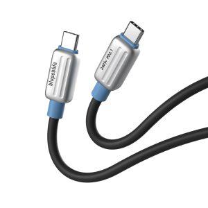 BluPebble PowerFlow High-Speed 240W USB-C to USB-C Cable 2 Meters Black BP-PFUSBC2M-BK