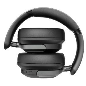 Blupebble C80 Over-Ear Foldable Digital Hybrid Noise Cancelling Headphones – Black BP-PAC80ANC-BK