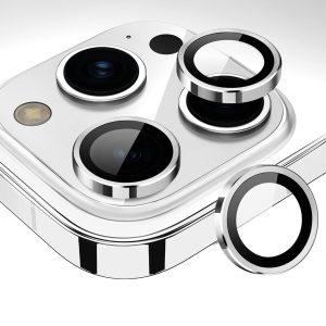 iPhone 15 Pro Max Shield Camera Lens – Silver