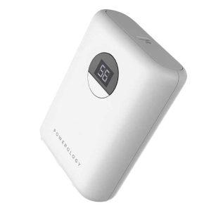 Powerology Ultra-Compact Power Bank 10000mAh PD 20W – White (PPBCHA04-WH)