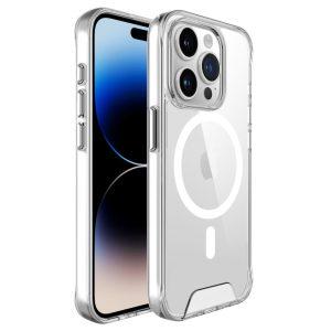 iPhone 16 Pro Max MagSafe TPU+PC Clear Cover – Transparent