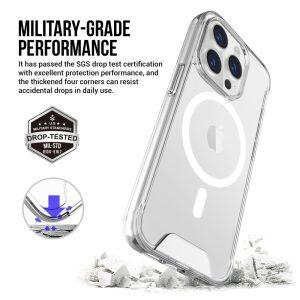 iPhone 16 Pro Max MagSafe TPU+PC Clear Cover – Transparent
