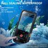 SHELLBOX iPhone 16 Pro MagSafe IP68 Waterproof Clear Cover - Black - Image 20