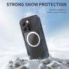 SHELLBOX iPhone 16 Pro MagSafe IP68 Waterproof Clear Cover - Black - Image 17