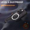 SHELLBOX iPhone 16 Pro MagSafe IP68 Waterproof Clear Cover - Black - Image 18