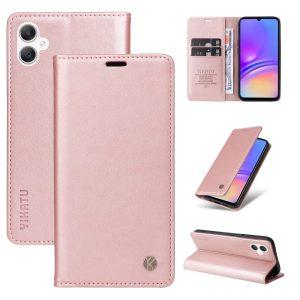 Samsung Galaxy A06 YIKATU YK-001 Stand Leather Flip Cover – Rose Gold