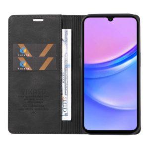 Samsung Galaxy A16 YIKATU YK-004 Leather Flip Cover With Wallet – Black