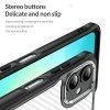 Samsung Galaxy A06 Carbon Fiber Scratch-Resistant TPU+PC Cover - Black - Image 3