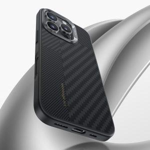 iPhone 16 Pro BENKS Magnetic Montage Art Aramid Fiber+TPU Cover – Black