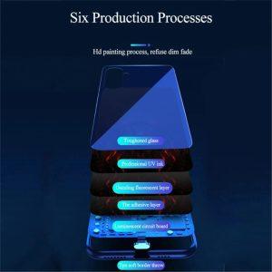 Samsung Galaxy A16 Red Eyed Wolf Pattern Printed TPU Cover